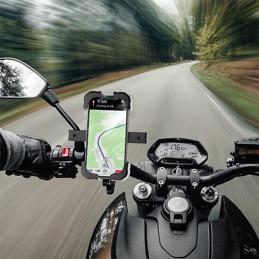 Lenyes CR165 Sarsıntı Önleyici 360° Derece Dönebilen Ayarlanabilir Motosiklet ve Bisiklet Telefon Tutucu Lenyes CR165 Sarsıntı Önleyici 360° Derece Dönebilen Ayarlanabilir Motosiklet ve Bisiklet Telefon Tutucu